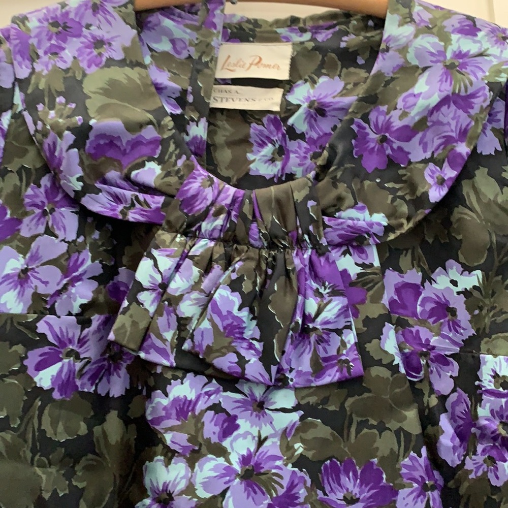 Vintage Leslie Pomer cocktail dress